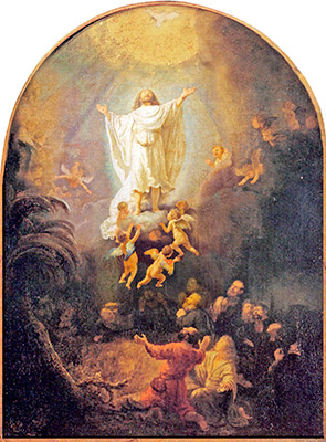 The Ascension of Christ de Rembrandt Harmensz van Rijn