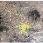 Avance de la expansión metropolitana Puebla-Tlaxcala. Fuente: Editado de Azuara- G. et al. 2023