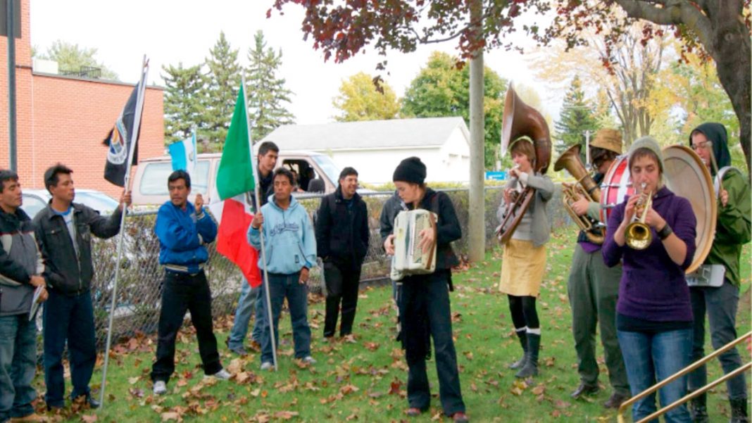 · Solidaridades musicales. Autor: Aarón Díaz Mendiburo (fotografía tomada aproximadamente en el 2012 en Saint Rémi, Québec)