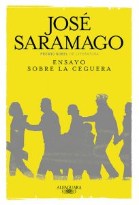 Saramago, José (1995). Ensayo sobre la ceguera. Alfaguara, traducción de Basilio Losada.